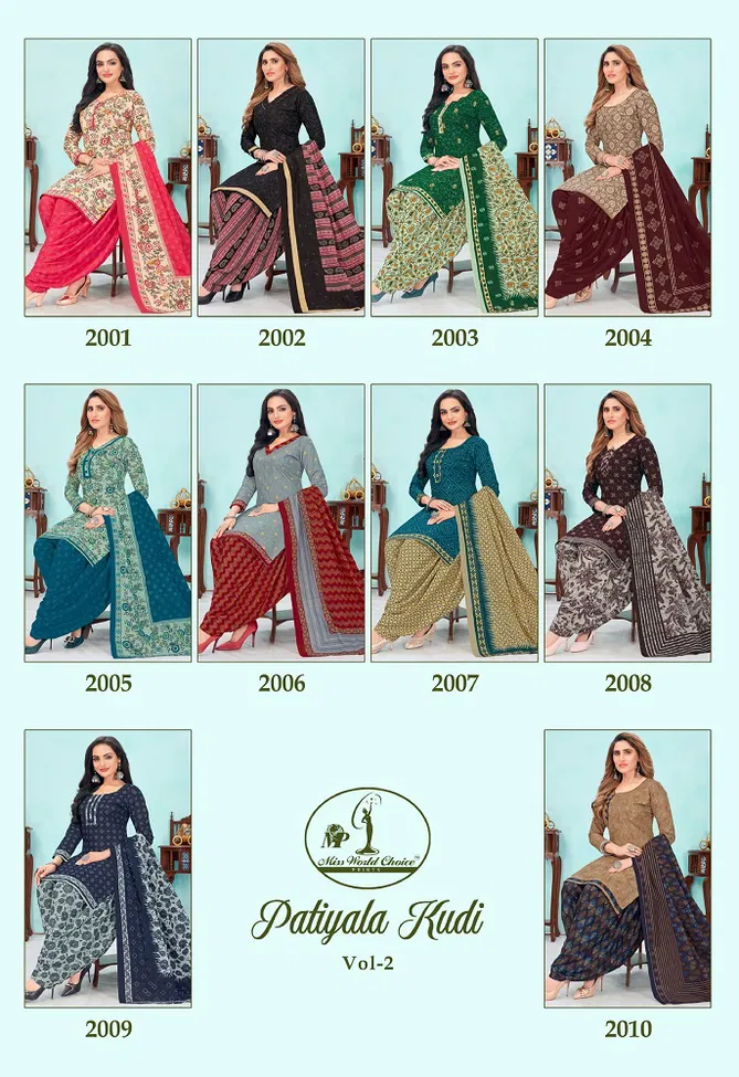 Patiyala Kudi Vol 2 By Miss World 2001 2010 Dress Material Exporters In India